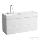Laufen Lani 120 alsószekrény, 2 fiókkal, H813332 mosdóhoz, fényes fehér H4039721122611