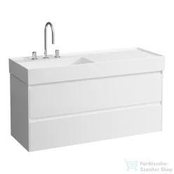   Laufen Lani 120 alsószekrény, 2 fiókkal, H813332 mosdóhoz, fényes fehér H4039721122611