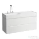 Laufen Lani 120 alsószekrény, 2 fiókkal, H813332 mosdóhoz, fényes fehér H4039721122611