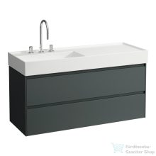   Laufen Lani 120 alsószekrény, 2 fiókkal, H813332 mosdóhoz, Traffic Grey H4039721122661