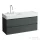 Laufen Lani 120 alsószekrény, 2 fiókkal, H813332 mosdóhoz, Traffic Grey H4039721122661