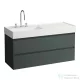 Laufen Lani 120 alsószekrény, 2 fiókkal, H813332 mosdóhoz, Traffic Grey H4039721122661