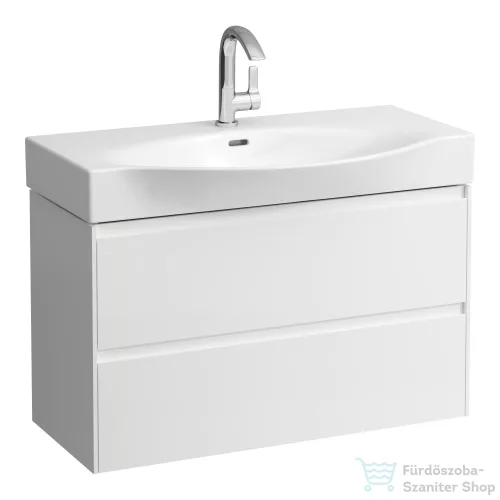 Laufen Lani 90 alsószekrény, 2 fiókkal, H811702 mosdóhoz, matt fehér H4042121122601