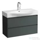 Laufen Lani 90 alsószekrény, 2 fiókkal, H811702 mosdóhoz, Traffic Grey H4042121122661