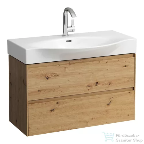 Laufen Lani 90 alsószekrény, 2 fiókkal, H811702 mosdóhoz, Vad tölgy H4042121122671