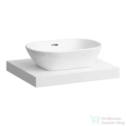   Laufen LANI 58,5 cm-es mosdópult konzollal, középső kivágással, mosdó nélkül, matt fehér H4046411122601