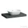Laufen LANI 78,5 cm-es mosdópult konzollal, középső kivágással, mosdó nélkül, traffic grey H4046511122661