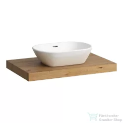  Laufen LANI 78,5 cm-es mosdópult konzollal, középső kivágással, mosdó nélkül, vad tölgy H4046511122671