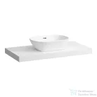 Laufen LANI 98,5 cm-es mosdópult konzollal, középső kivágással, mosdó nélkül, matt fehér H4046611122601