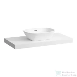   Laufen LANI 98,5 cm-es mosdópult konzollal, középső kivágással, mosdó nélkül, matt fehér H4046611122601
