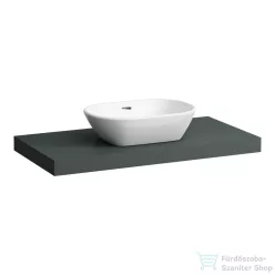   Laufen LANI 98,5 cm-es mosdópult konzollal, középső kivágással, mosdó nélkül, traffic grey H4046611122661
