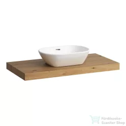   Laufen LANI 98,5 cm-es mosdópult konzollal, középső kivágással, mosdó nélkül, vad tölgy H4046611122671