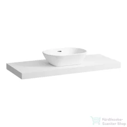   Laufen LANI 118,3 cm-es mosdópult konzollal, középső kivágással, mosdó nélkül, matt fehér H4046711122601