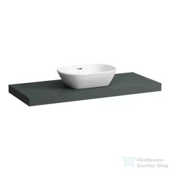   Laufen LANI 118,3 cm-es mosdópult konzollal, középső kivágással, mosdó nélkül, traffic grey H4046711122661
