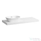 Laufen LANI 118,3 cm-es mosdópult konzollal, bal oldali kivágással, mosdó nélkül, matt fehér H4046721122601