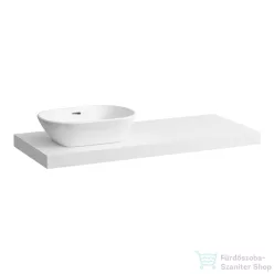   Laufen LANI 118,3 cm-es mosdópult konzollal, bal oldali kivágással, mosdó nélkül, matt fehér H4046721122601