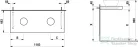 Laufen LANI 118,3 cm-es mosdópult konzollal, két kivágással, mosdó nélkül, vad tölgy H4046741122671