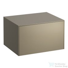   Laufen Sonar 57,5x45,5x34 cm-es 1 fiókos alsószekrény kivágás nélkül,Titanium H4054000340421
