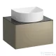 Laufen Sonar 57,5 cm széles 1 fiókos alsószekrény H812340, H812341,H812342,H812343 mosdóhoz,Titanium&Nero Marquina H4054010341421