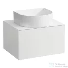 Laufen Sonar 57,5 cm széles 1 fiókos alsószekrény H812340, H812341,H812342,H812343 mosdóhoz,Matt fehér H4054010341701