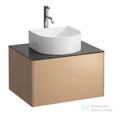   Laufen Sonar 57,5 cm széles 1 fiókos alsószekrény H812340, H812341,H812342,H812343 mosdóhoz,Copper&Nero Marquina H4054050341411