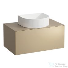   Laufen Sonar 77,5x45,5x34 cm-es 1 fiókos alsószekrény H812340, H812341, H812342, H812343 mosdóhoz,Gold H4054110340401