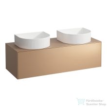   Laufen Sonar 117,5x45,5x34 cm-es 1 fiókos alsószekrény dupla kivágással H812340,H812341,H812342,H812343 mosdókhoz,Copper H4054240340411