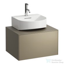   Laufen Sonar 57,7x45,7x34,1 cm-es 1 fiókos alsószekrény H816341 mosdóhoz,Titanium H4054310340421