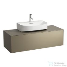   Laufen Sonar 117,5x45,5x34 cm-es 1 fiókos alsószekrény H816341,H816342 mosdókhoz,Titanium H4054510340421