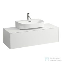   Laufen Sonar 117,5x45,5x34 cm-es 1 fiókos alsószekrény H816341,H816342 mosdókhoz,Matt fehér H4054510341701