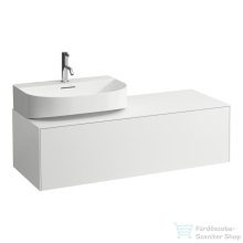   Laufen Sonar 117,5x45,5x34 cm-es 1 fiókos alsószekrény H816341,H816342 mosdókhoz,Matt fehér H4054520341701