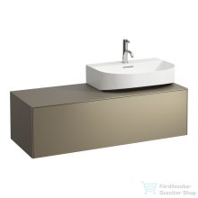   Laufen Sonar 117,5x45,5x34 cm-es 1 fiókos alsószekrény H816341,H816342 mosdókhoz,Titanium H4054530340421