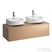   Laufen Sonar 117,5x45,5x34 cm-es 1 fiókos alsószekrény 2 db H816341 mosdóhoz,Copper H4054540340411