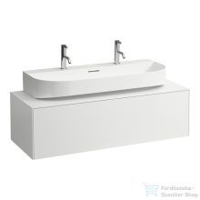   Laufen Sonar 117,5x45,5x34 cm-es 1 fiókos alsószekrény H816347 mosdóhoz,Matt fehér H4054610341701