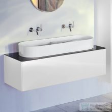   Laufen Sonar 117,5x45,5x34 cm-es 1 fiókos alsószekrény H812348,H812349 mosdókhoz,Matt fehér&Nero Marquina H4054710341431