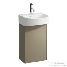   Laufen Sonar 38,7 cm széles 1 ajtós alsószekrény H815341 mosdóhoz,jobbos,Titanium H4054820340421