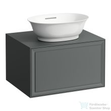   Laufen The New Classic 57,7x45,7 cm-es egy fiókos alsószekrény H812850, H812851, H812852, H812853 mosdóhoz,Traffic Grey H4060010856271