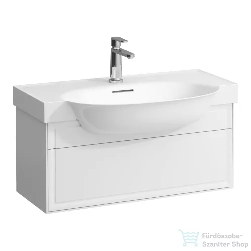 Laufen The New Classic 77,5x31,5 cm-es 1 fiókos alsószekrény H813855 mosdóhoz,matt fehér H4060410851701