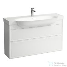   Laufen The New Classic 117,6x31,6 cm-es 2 fiókos alsószekrény H813858 mosdóhoz,Matt fehér H4060520851701