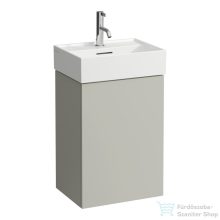   Laufen Kartell 43,5 cm széles 1 ajtós fali szekrény H815330 mosdóhoz,balos,kavics szürke H4075030336411