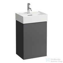   Laufen Kartell 43,5 cm széles 1 ajtós fali szekrény H815330 mosdóhoz,balos,pala szürke H4075030336421