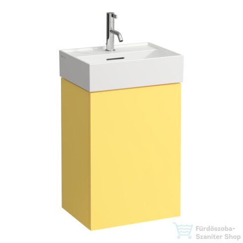 Laufen Kartell 43,5 cm széles 1 ajtós fali szekrény H815330 mosdóhoz,balos,Mustard Yellow H4075030336441