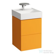   Laufen Kartell 44 cm széles 2 fiókos fali szekrény 815331 mosdóhoz,Ochre Brown H4075080336431