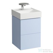   Laufen Kartell 44 cm széles 2 fiókos fali szekrény 815331 mosdóhoz,Grey Blue H4075080336451