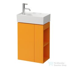   Laufen Kartell By Laufen alsószekrény balos ajtóval,jobb oldali nyitott polccal H815335 kézmosóhoz,Ochre Brown H4075170336431