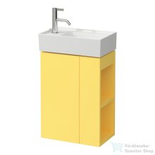   Laufen Kartell By Laufen alsószekrény balos ajtóval,jobb oldali nyitott polccal H815335 kézmosóhoz,Mustard Yellow H4075170336441