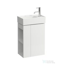   Laufen Kartell By Laufen Alsószekrény fehér színben, bal oldali nyitott polccal, 815334 kézmosóhoz H4075180336401 ( 407518 )