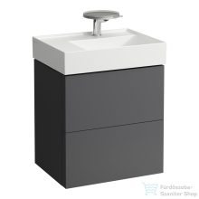   Laufen Kartell By Laufen 2 fiókos alsószekrény H810335 mosdóhoz,pala szürke H4075680336421