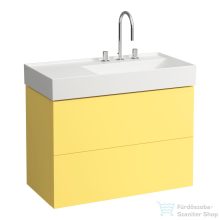   Laufen Kartell By Laufen 88x45 cm-es kétfiókos alsószekrény H810339 mosdóhoz,Mustard yellow H4076080336441