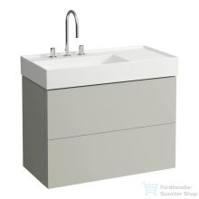   Laufen Kartell By Laufen 88x45 cm-es alsószekrény két fiókkal H810338 mosdóhoz,kavics szürke H4076180336411